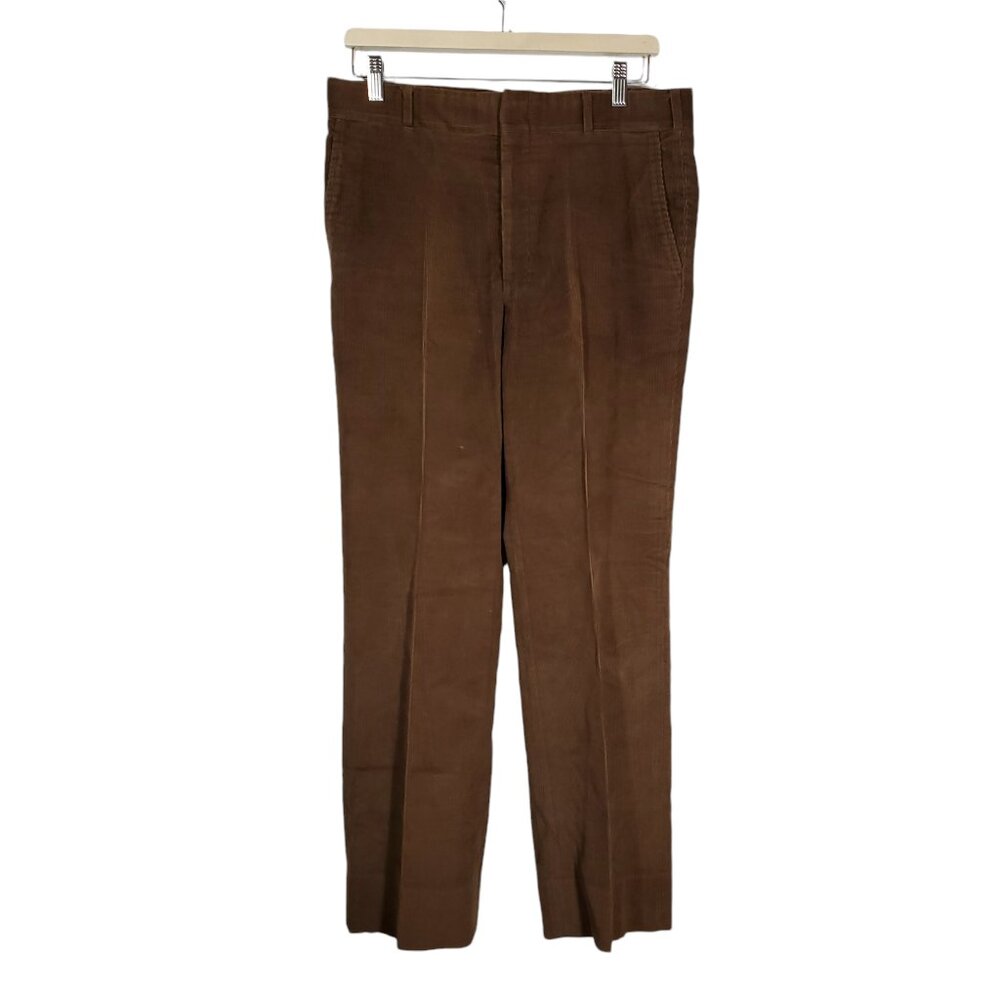 VTG 80s At-Ease Corduroy Pants Trousers Office Academia Grunge Casual Lumberjack